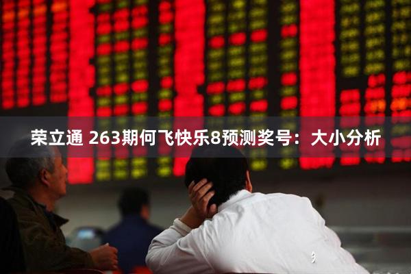 荣立通 263期何飞快乐8预测奖号：大小分析