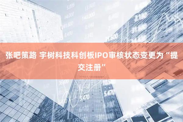 张吧策路 宇树科技科创板IPO审核状态变更为“提交注册”
