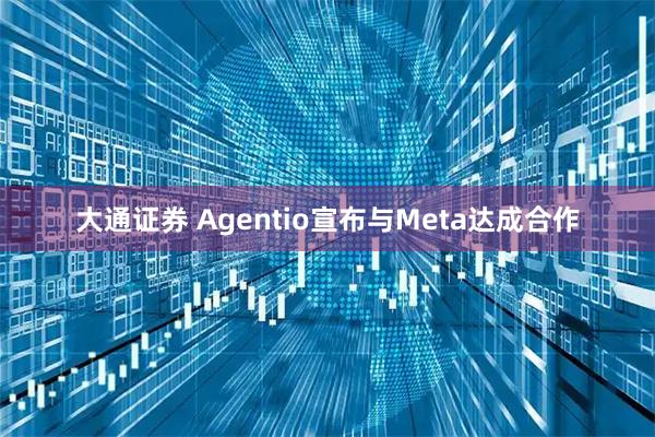 大通证券 Agentio宣布与Meta达成合作