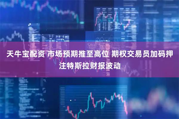 天牛宝配资 市场预期推至高位 期权交易员加码押注特斯拉财报波动