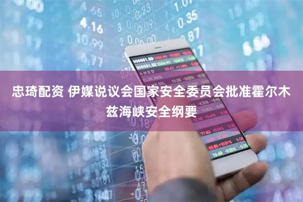 忠琦配资 伊媒说议会国家安全委员会批准霍尔木兹海峡安全纲要
